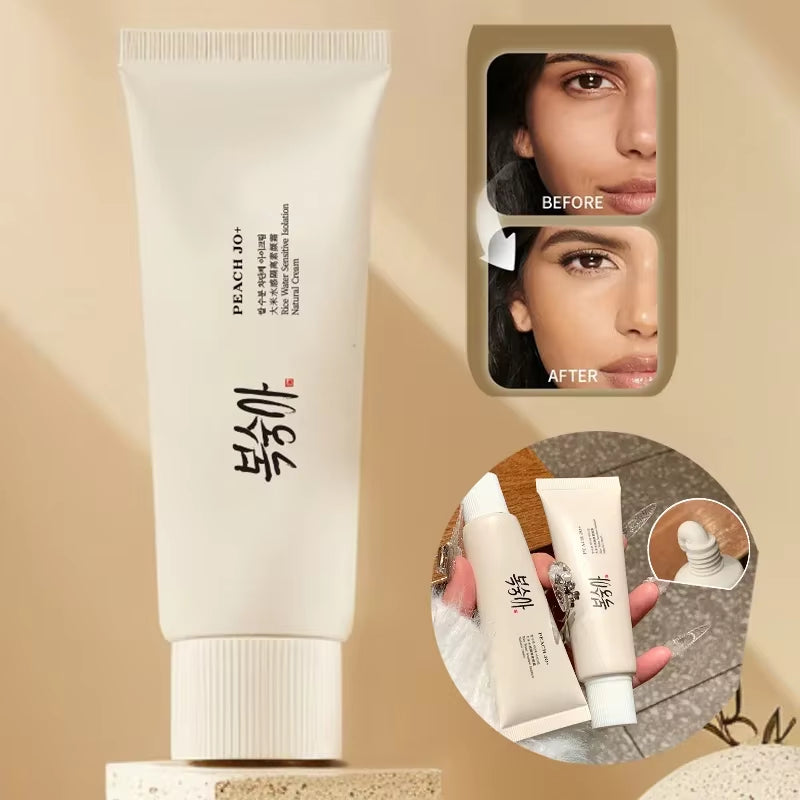 Korean Rice Extract Cream Spf50+ Hydrate Moisturizing Improve Dullness Even Out Brighten Skin Tone Last Light-Feeling Concealer