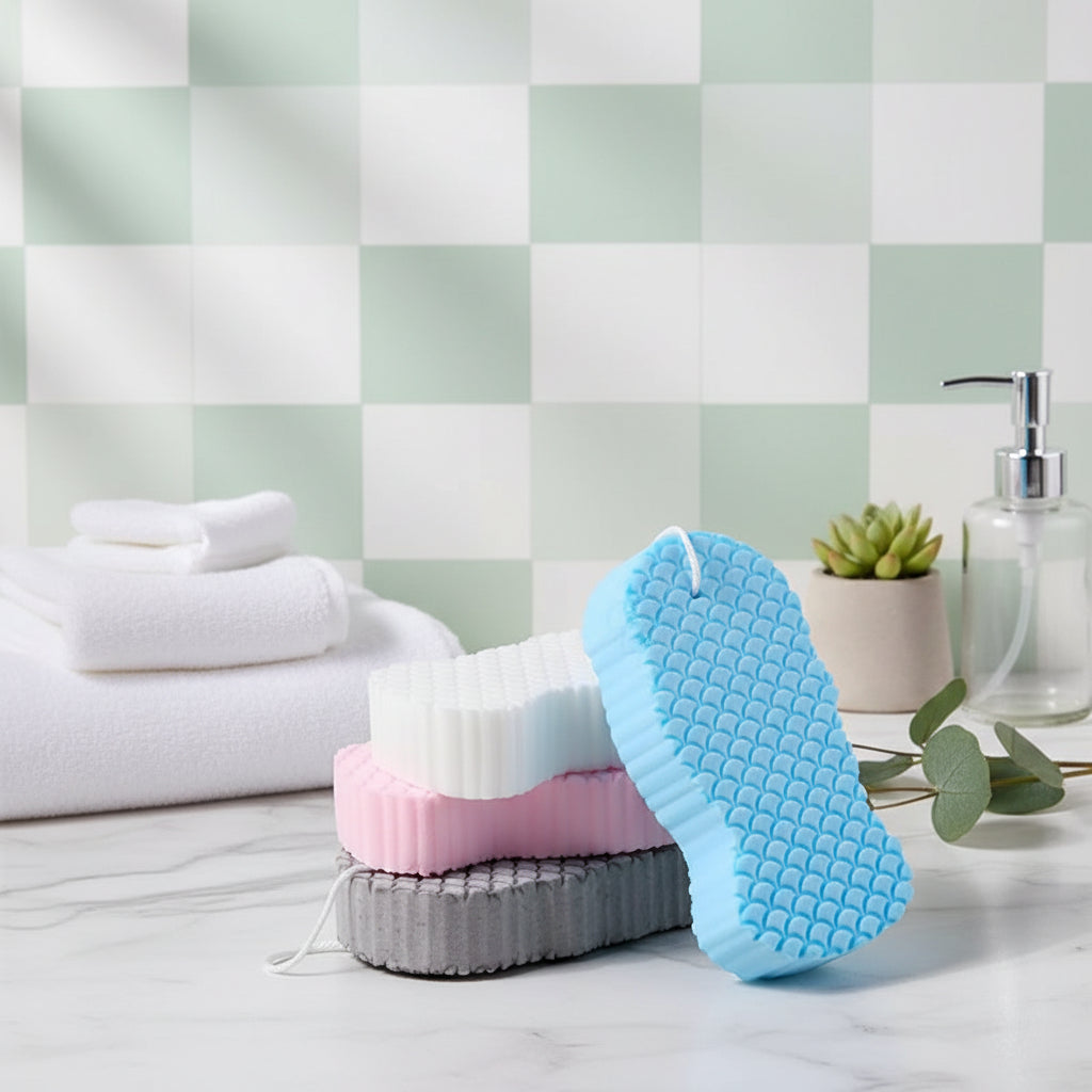 Soft Sponge Body Scrubber Bath Exfoliating Scrub Sponge Shower Brush Body Skin Remover Exfoliante