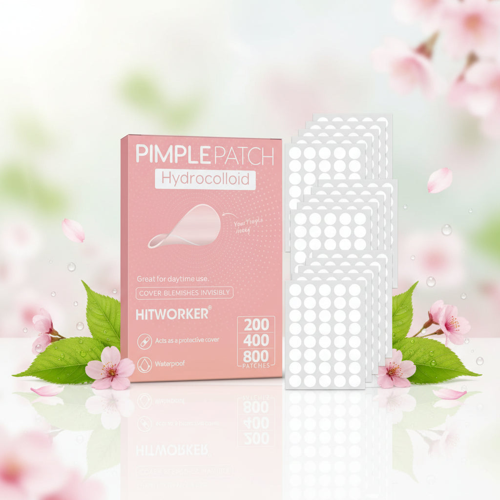 800/400/200 Pieces/Box of Acne Patches - Non-Alcoholic, Used to Absorb Acne Secretions, Non Irritating, Essential for Acne Care