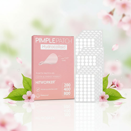 800/400/200 Pieces/Box of Acne Patches - Non-Alcoholic, Used to Absorb Acne Secretions, Non Irritating, Essential for Acne Care