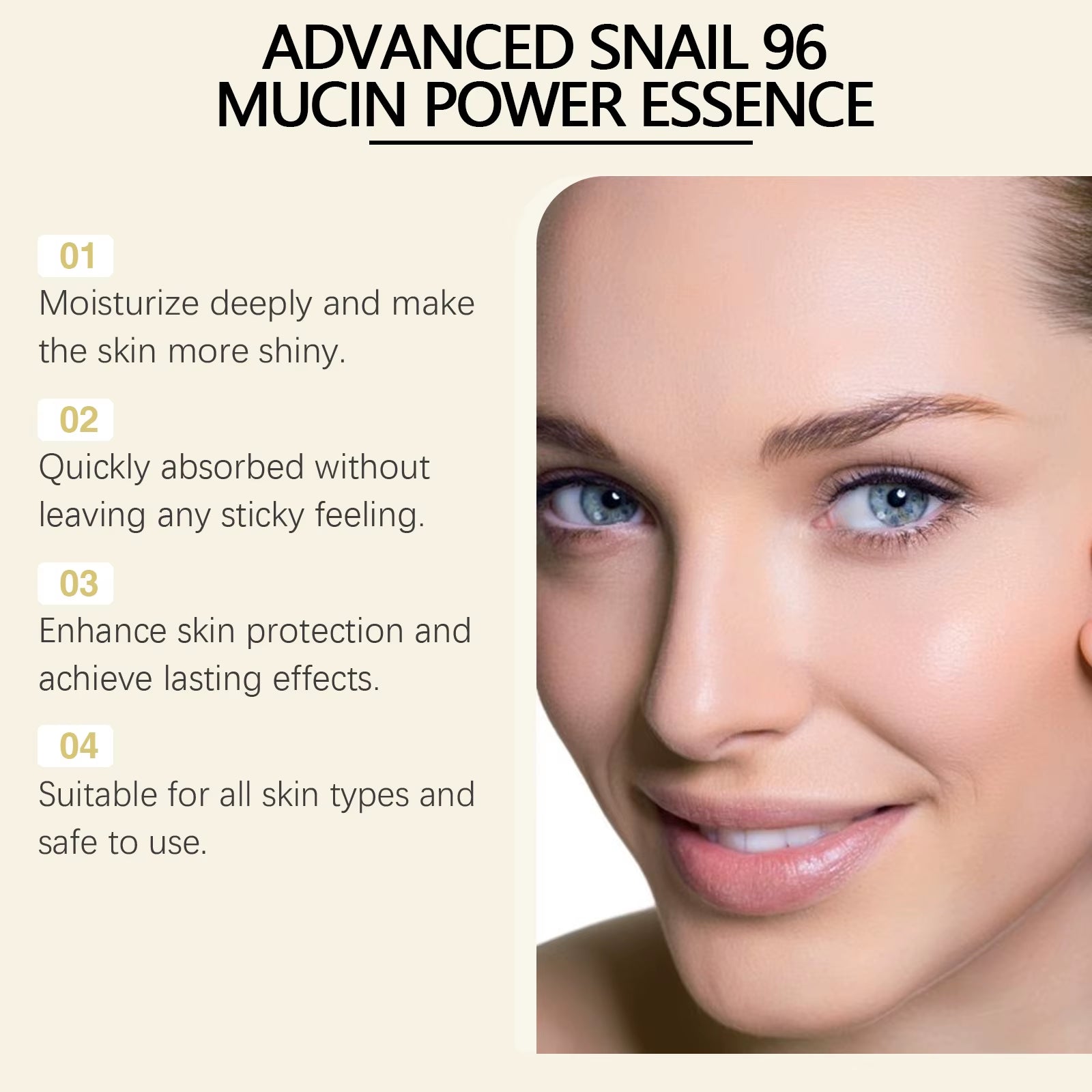 Snail 96 Mucin Power Essence Hydrating Booster Deep Moisture Revitalize Dull Skin Soothing Face Treatment Glow Essence Skin Care