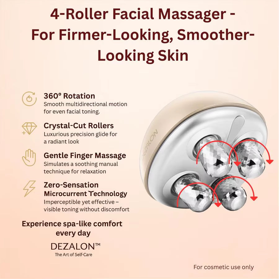 Facial Device, Face Massager Tool, Eye and Neck Massager, Face Roller, Beauty Tools for Relaxing Facial Massage and Skin Care Ro
