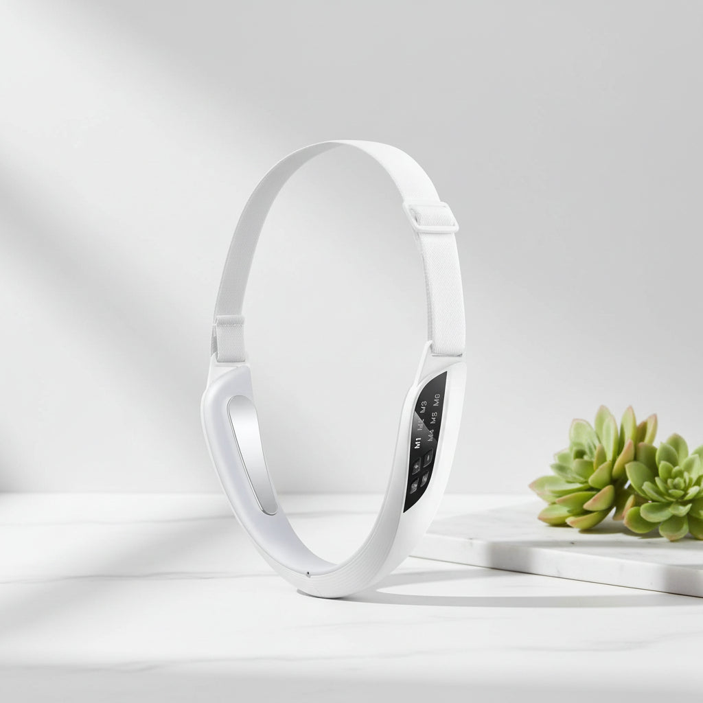 Electric V Face Lifting Beauty Device 6 Modes 8 Levels EMS Micro-Current Firming Facial Massager Double Chin Removal Skin Care