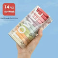 14Pcs/Box Disposable Washcloth Portable Travel Towel Thickened Compressed Face Cleansing Beauty Square Towel