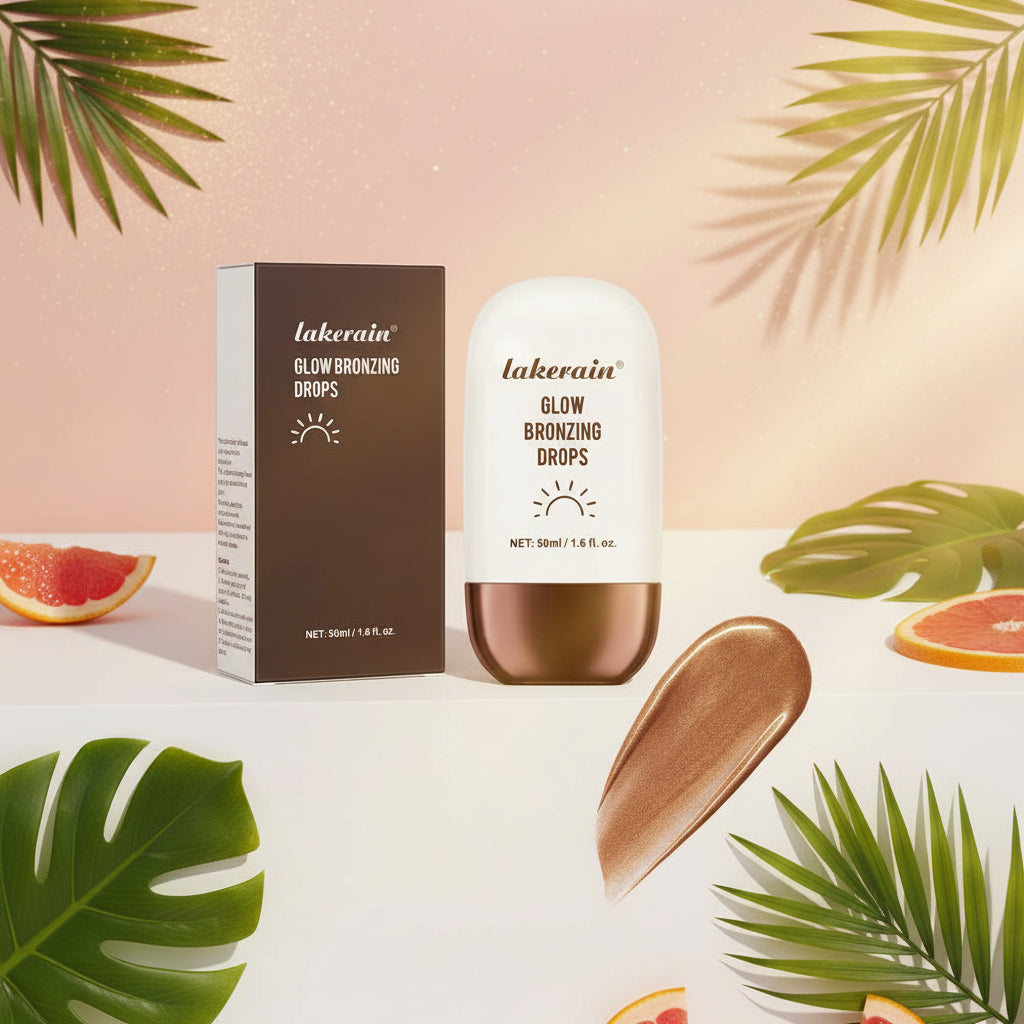 Glow Bronzing Drops Face Peptide Serums Liquid Bronzer Cream Hydrating Makeup for an Everyday Radiant Glow Summer Glow