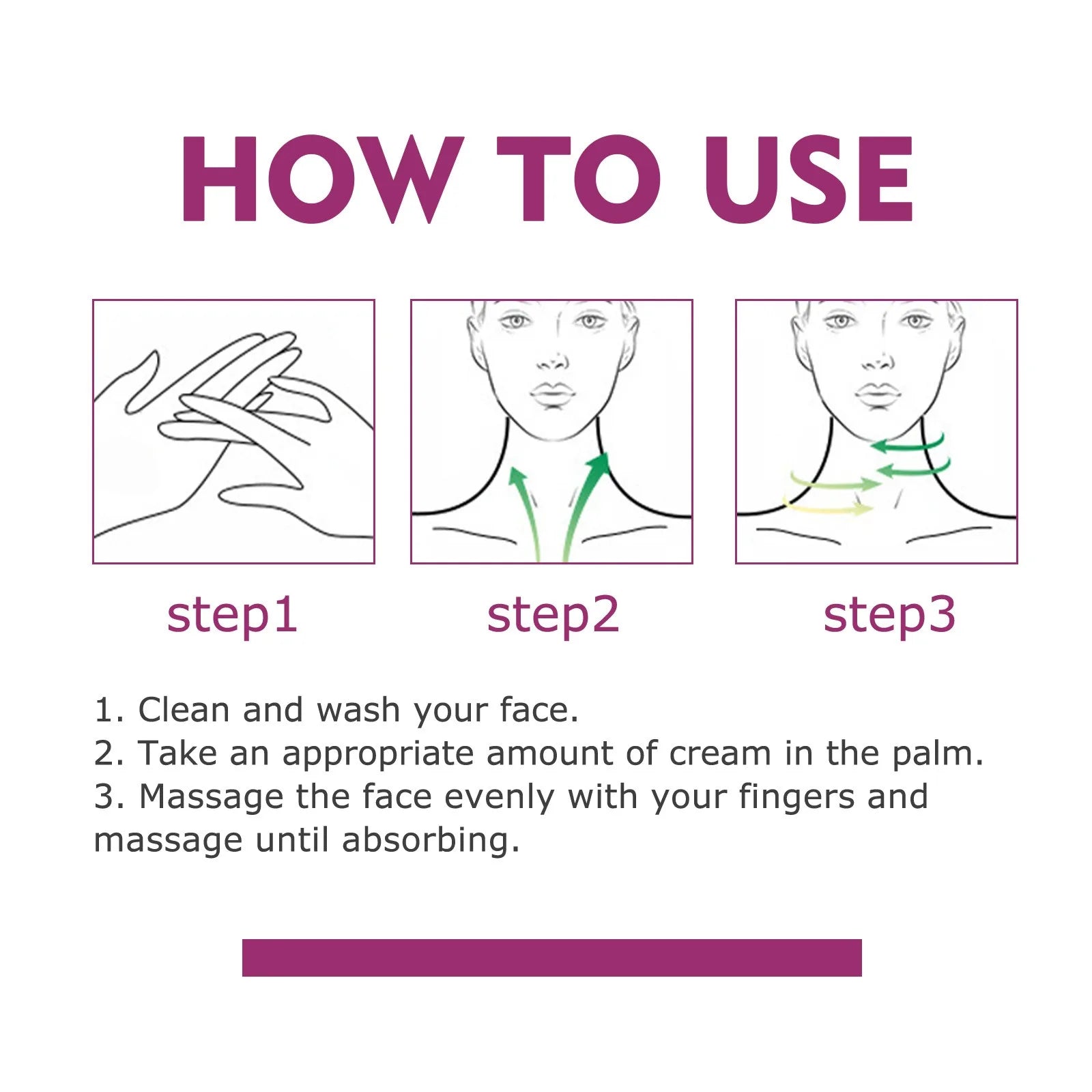 Neck Lines Protein Cream Collagen Eliminate Neck Fine Lines Anti-Ageing Lift Rejuvenation Nourish Eliminate Double Chin Skincare