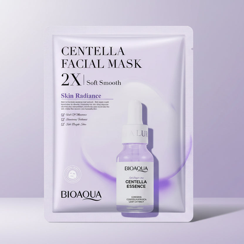 20Pcs/5Pcs Centella Collagen Face Mask VC Moisturizing Refreshing Sheet Masks Hyaluronic Acid Facial Mask Skin Care Products