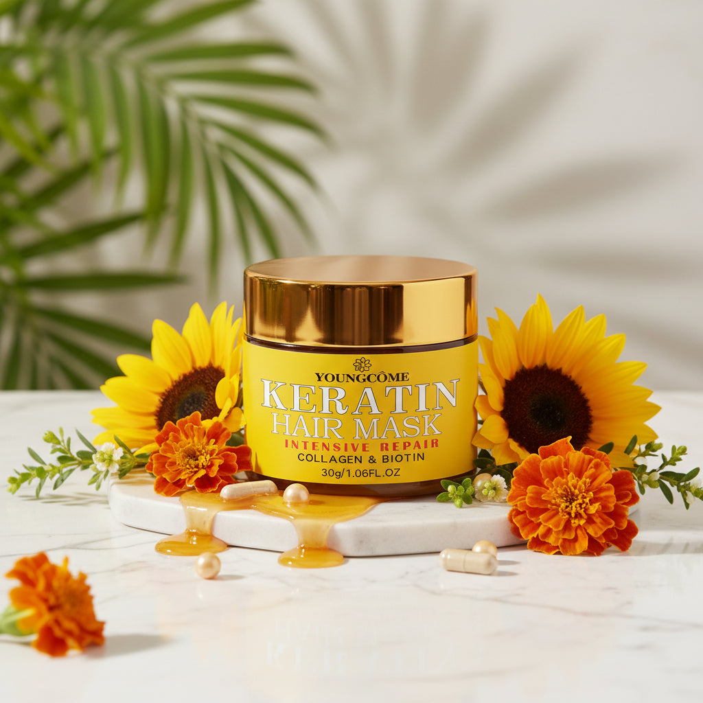 Hair Repairs Hair Mask Biotin Collagen Keratin Treatment Hairs Conditioner Hair Essential Oil Nourishing for Dry Damaged