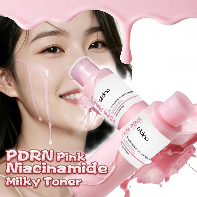 ZS 150Ml PDRN Milky Toner Hydrating & Soothing Face Toner with Dewy Finish, Skin Barrier Support Formula Non-Sticky Makeup Prep
